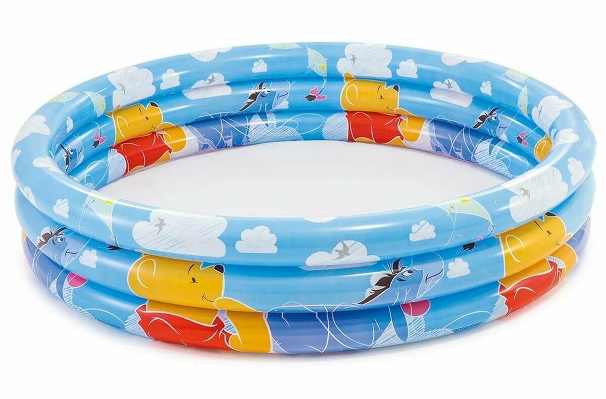 Надувной детский бассейн Intex Winnie The Pooh Three Ring 58915 (147x33см)