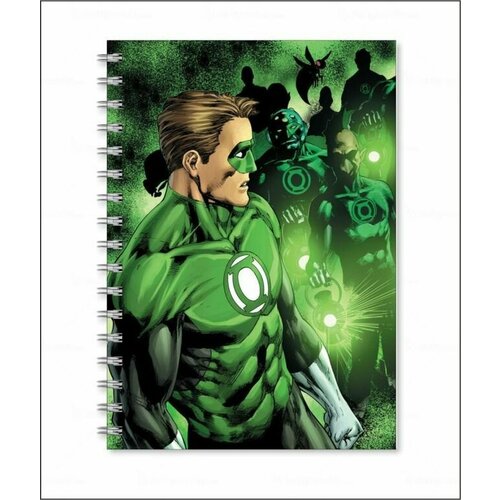 Тетрадь Зелёный фонарь, Green Lantern №7 брелок зелёный фонарь green lantern 7