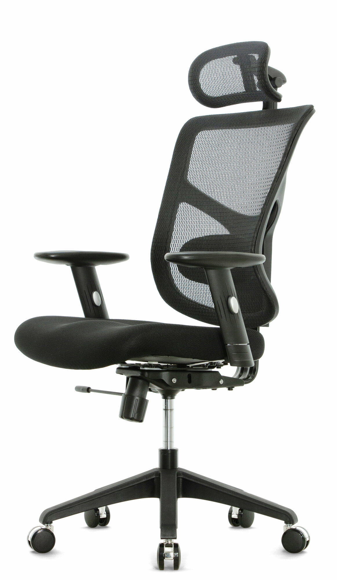 Кресло Expert STAR OFFICE ERGO STE-MF01S Т-01 черный / каркас черный