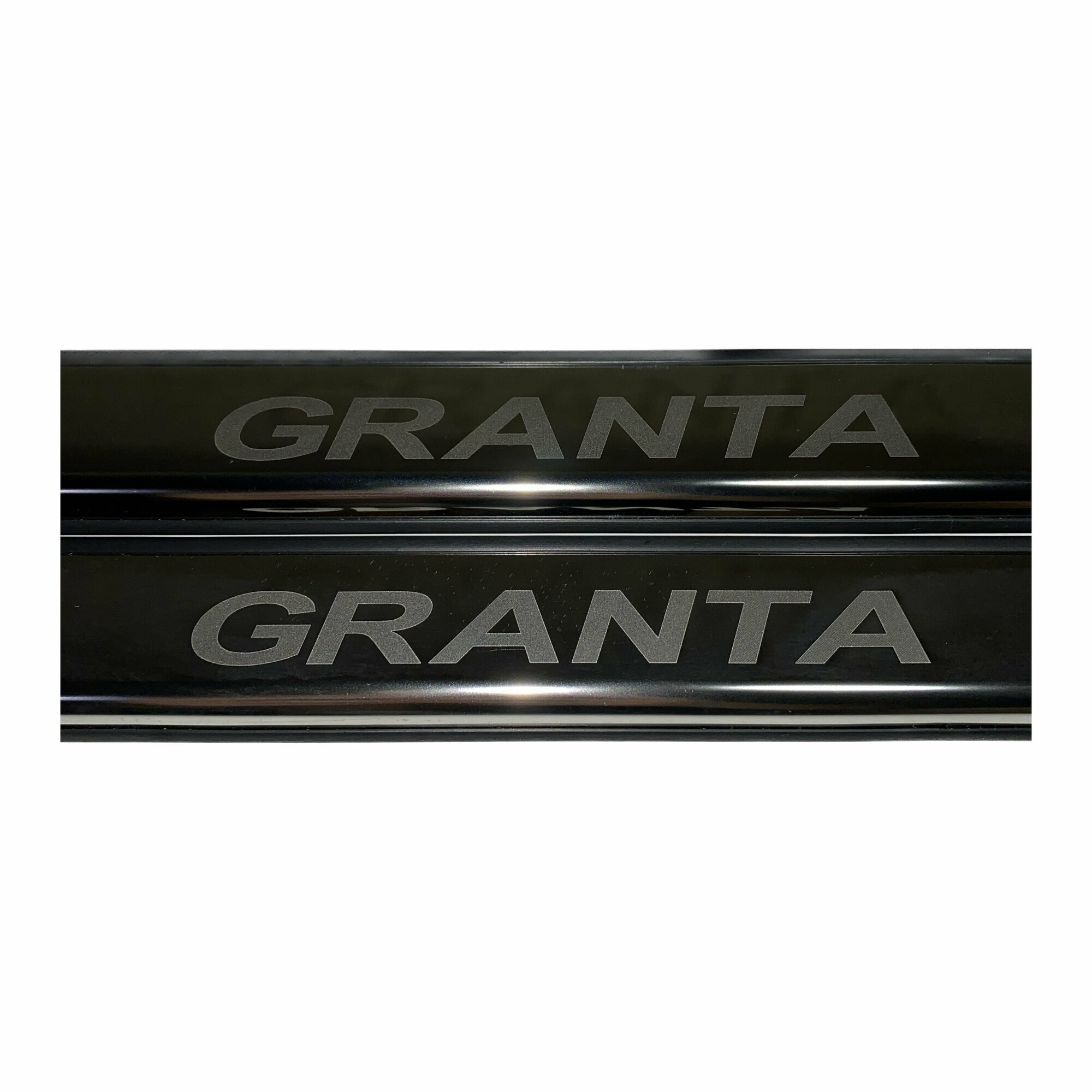 Накладки на пороги AutoMax для Lada Granta 2011-2018 2018-н. в, нерж. сталь, с надписью, 4 шт, AMLAGRA01 — фото 16