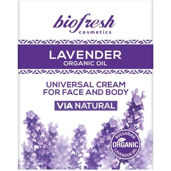 Крем для лица и тела Biofresh Lavender organic oil универсальный, 200 мл