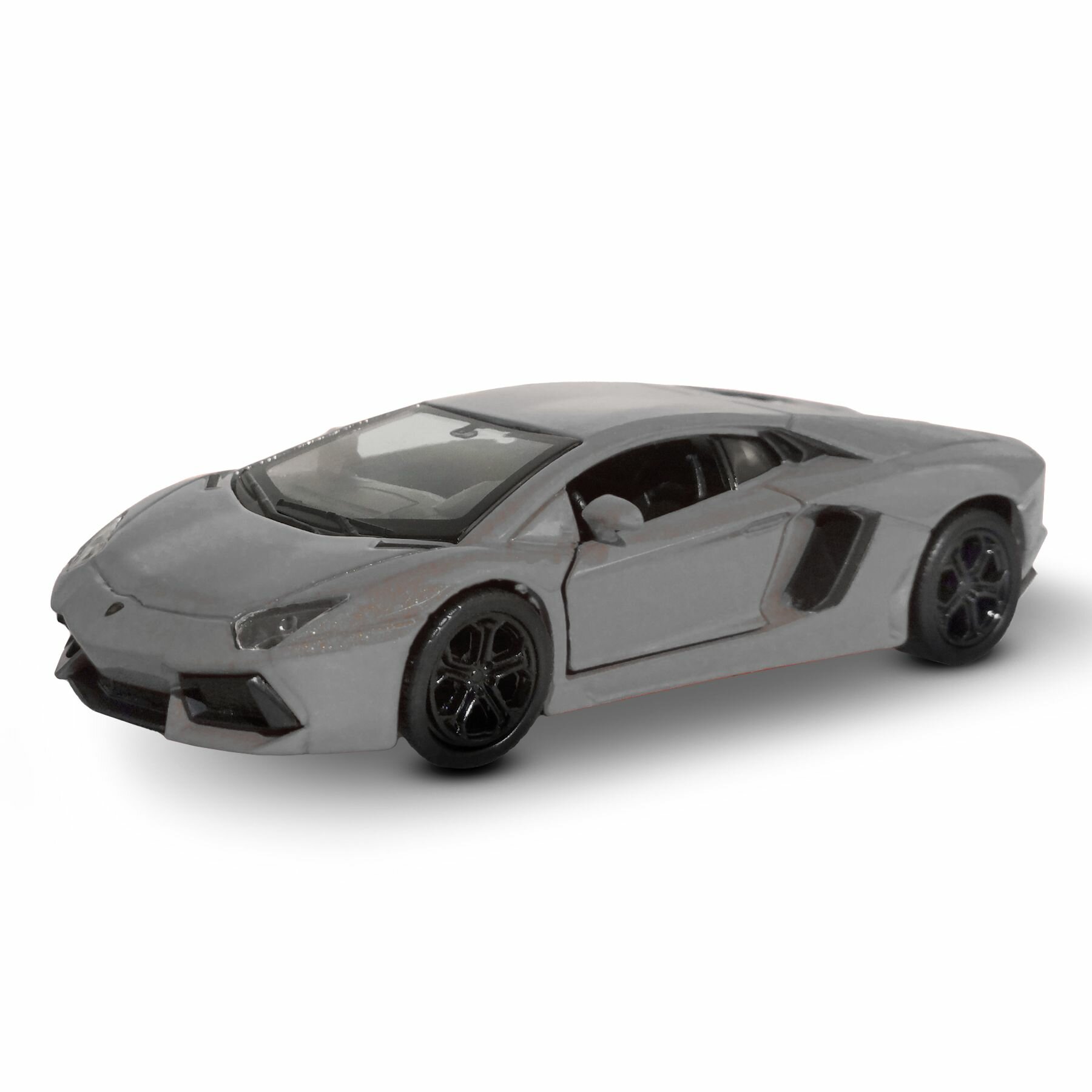 Машинка WELLY LAMBORGHINI AVENTADOR COUPE Серый / модель машины 1:38 с пружинным механизмом