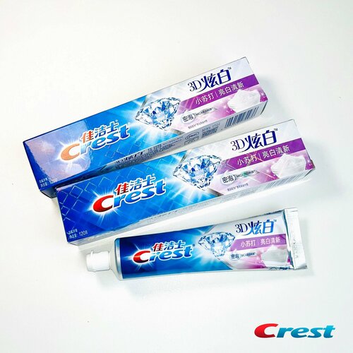 Crest 3D Пищевая сода зубная паста 120гр зубная паста crest 3d white charcoal