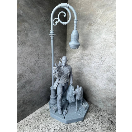 I Am Legend Will Smith Я легенда Уилл Смит фигурка (10 см / Серый (без покраски))