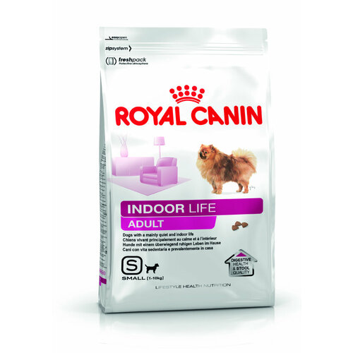 Сухой корм для собак Royal Canin Indoor Life Adult 0,5 кг royal canin сухой корм для кастрированных собак средних размеров royal canin vd neutered adult 9 кг