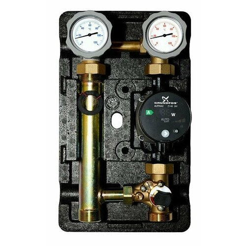 Смесительная насосная группа MEIBES MK 1 (подача справа) с насосом Grundfos UPM3 Hybrid 25-70 m054 icma смесительная группа без насоса