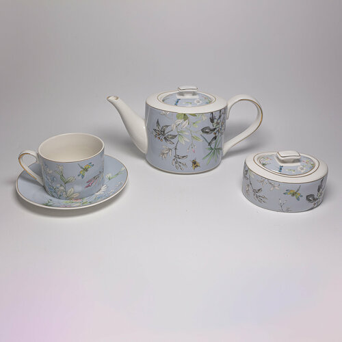 Чайный сервиз Весенний сад 6 персон 14 предметов