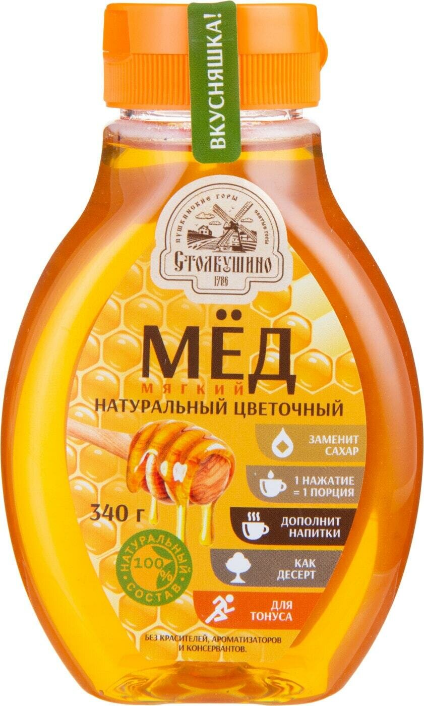 Мед Столбушино Цветочный 340г 1 шт