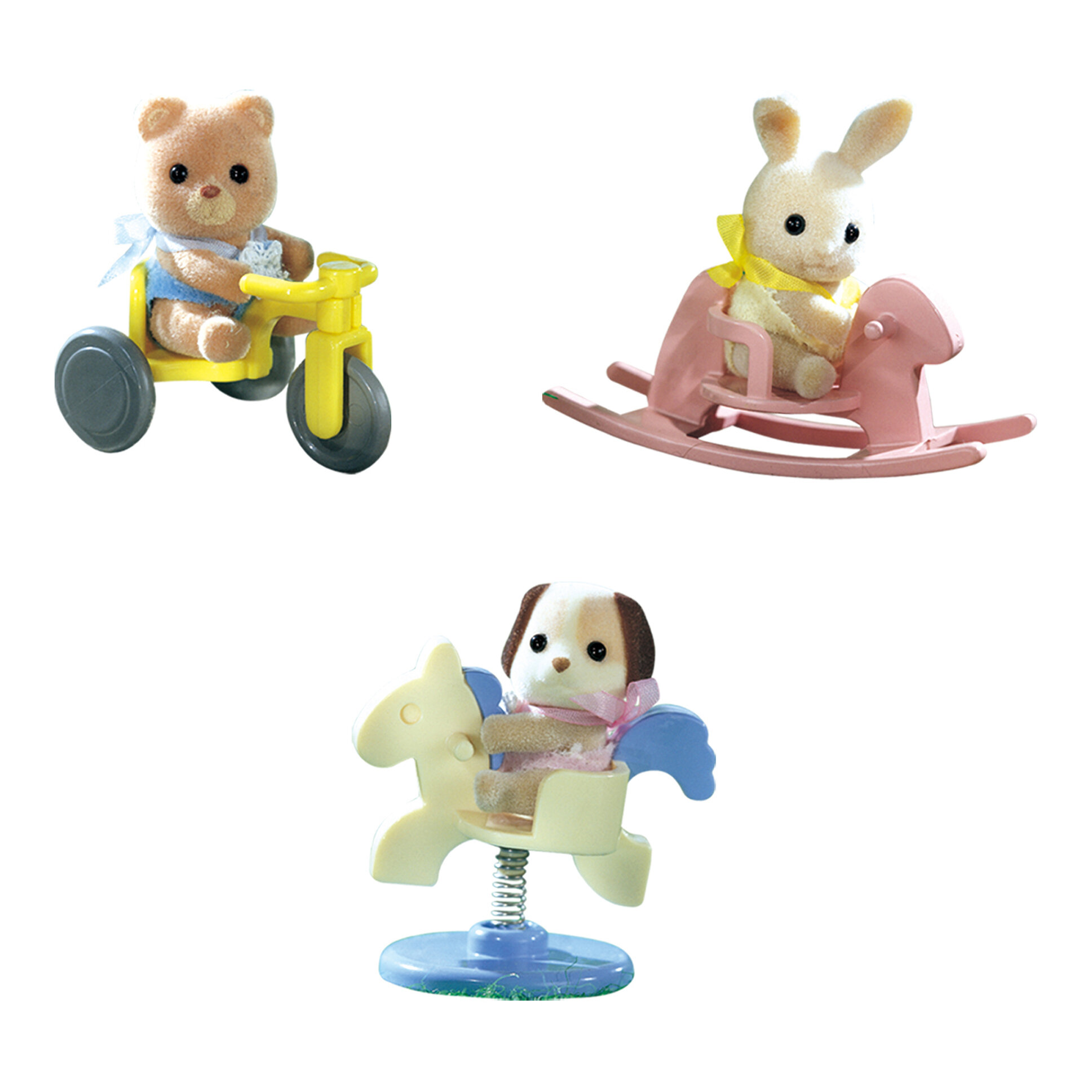 Игровой набор Sylvanian Families Младенец в пластиковом сундучке Малыш-щенок на лошадке - фото №20