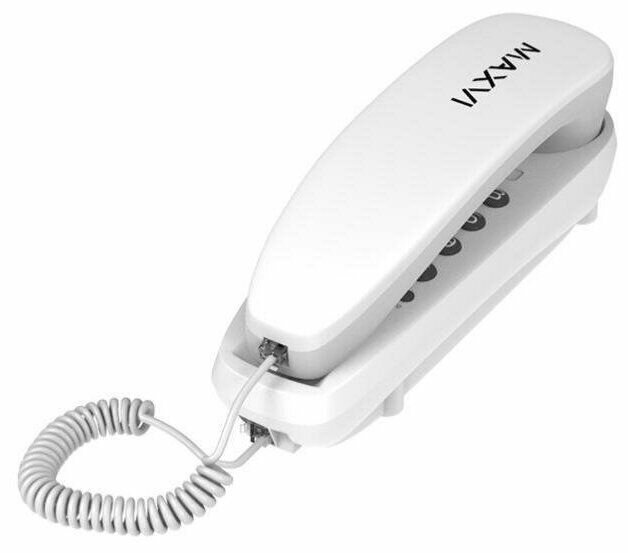 Проводной телефон Maxvi CS-01 white