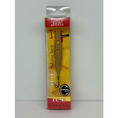 Блесна зимняя Lucky John Ice Fishing Lure 7160-G Золотой berger john g