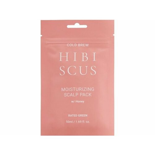 Увлажняющая маска для кожи головы с соком гибискуса RATED GREEN Cold Brew Hibiscus Moisturizing Scalp Pack w/ Honey