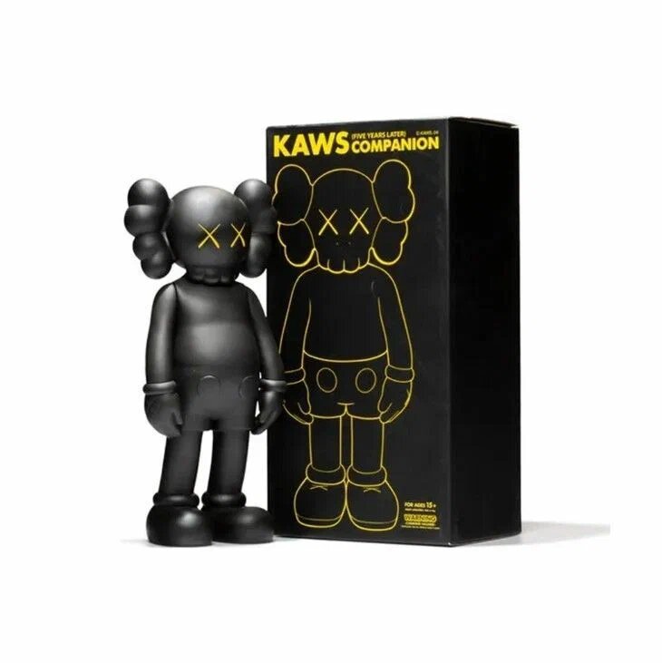 "Kaws Companion" - коллекционная игрушка 20см, черная