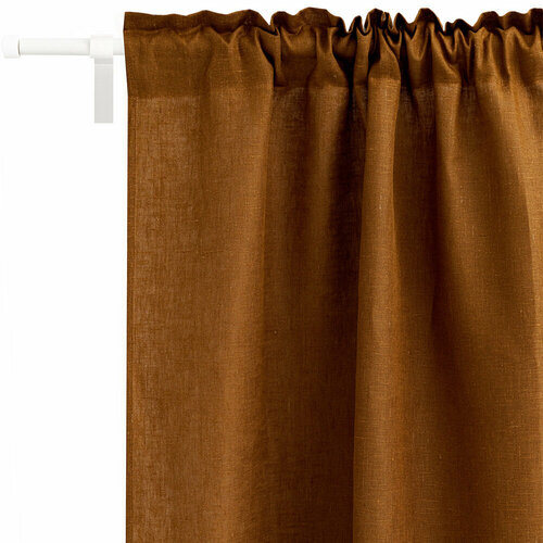 Штора лен бронза 145х300 см Rusby Лен ТТ-00259514 7187₽