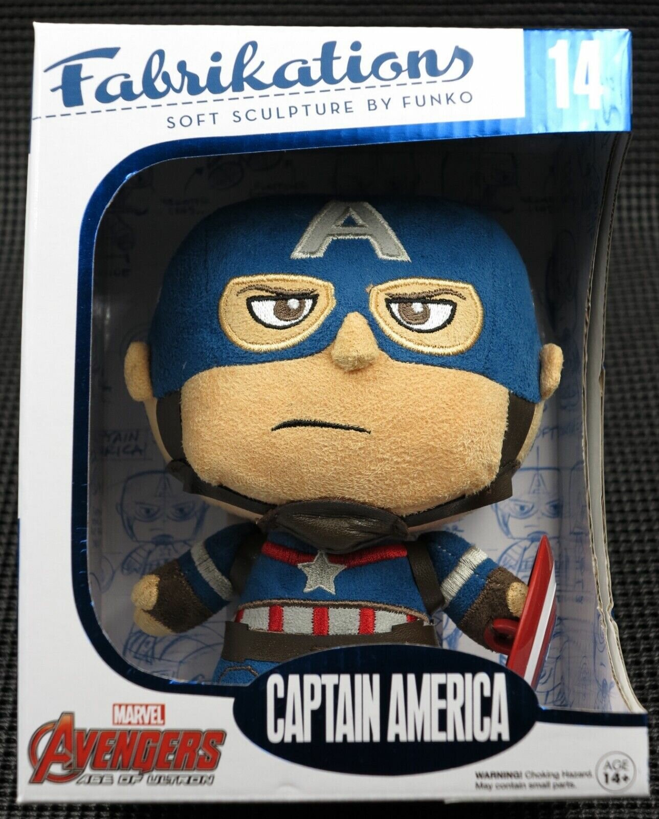 Игрушка мягкая Мстители Капитан Америка Funko Avengers Age Of Ultron Captain America Fabrikations