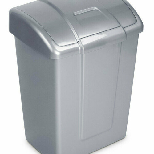 Контейнер для мусора Форте 19л серебристый С342СРБ 1229₽