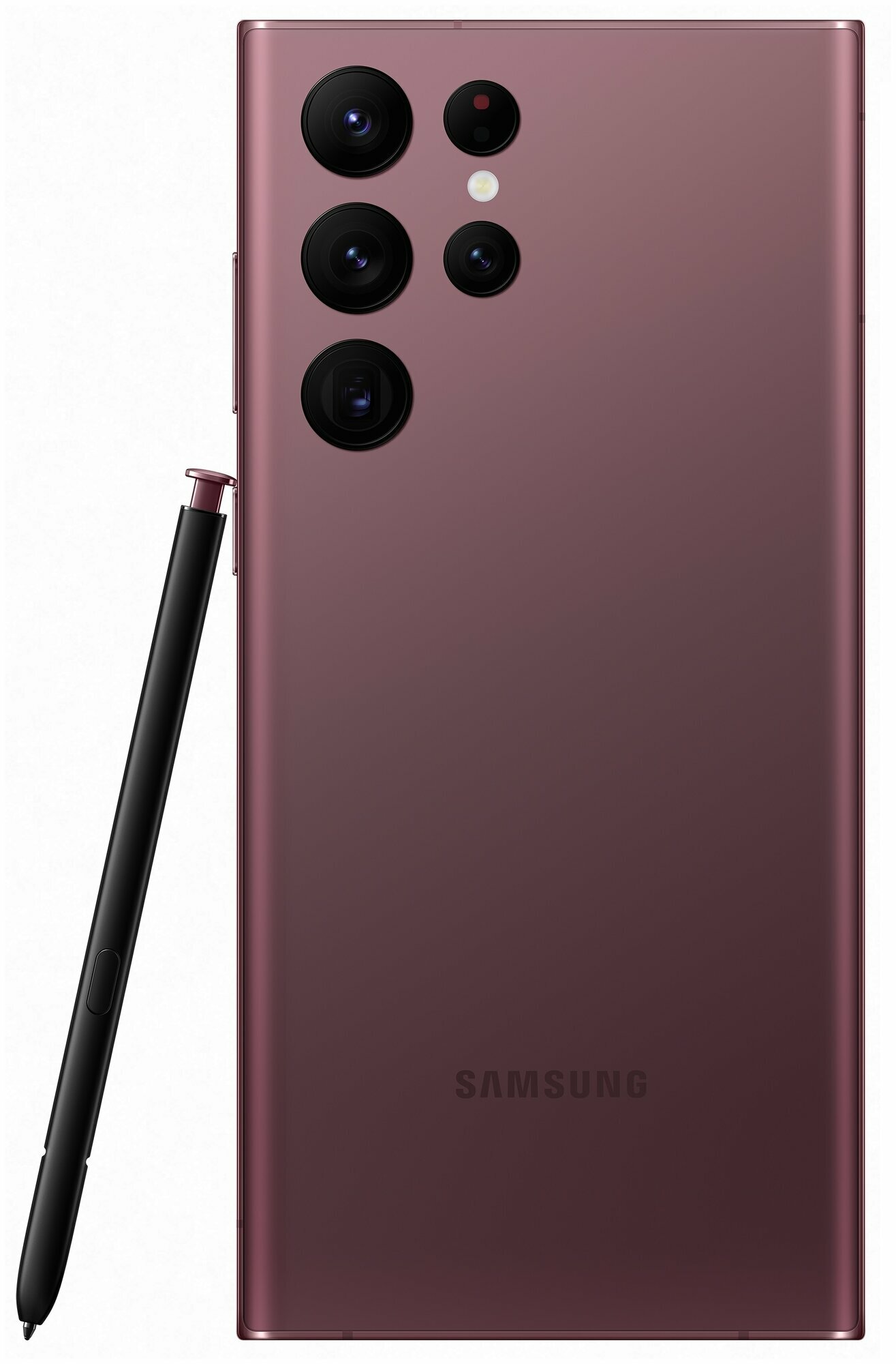 Смартфон Samsung Galaxy S22 Ultra 12/256 ГБ, nano SIM SM-S908N, бургунди — фото 1