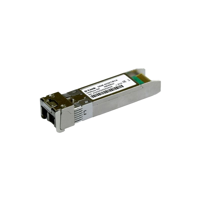 Трансивер D-Link 433XT/B1A Трансивер SFP+ с 1 портом 10GBase-ER для одномодового оптического кабеля (до 40 км)