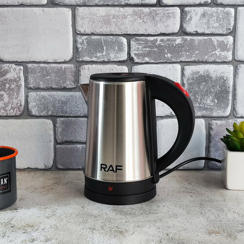 Чайник электрический 08 л 800 Вт стальной Raf 1259₽