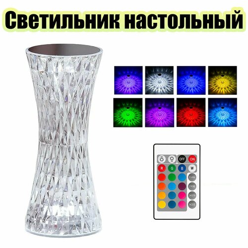 Светильник настольный декоративный ночник RGB Огонёк OG-LDP33 860₽