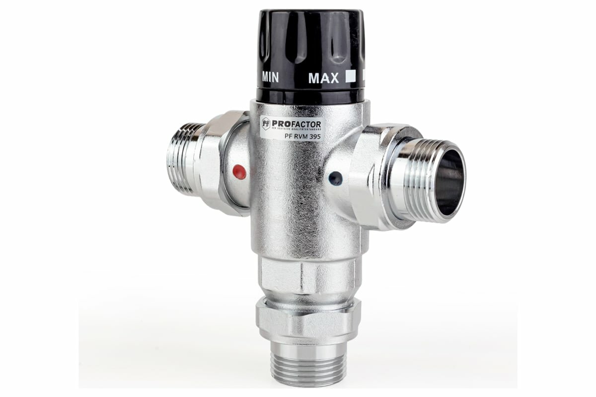PROFACTOR Термостатический смесительный клапан 38_60С 1" PF RVM 395.25