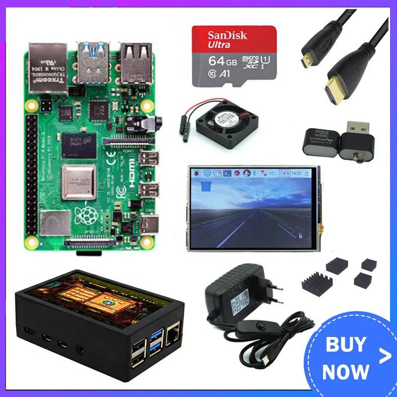 Плата питания для Raspberry Pi 4 Model B, Bundle 1 — фото 1