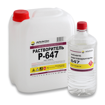 фото Растворитель Р-647 Арикон 0.5л.