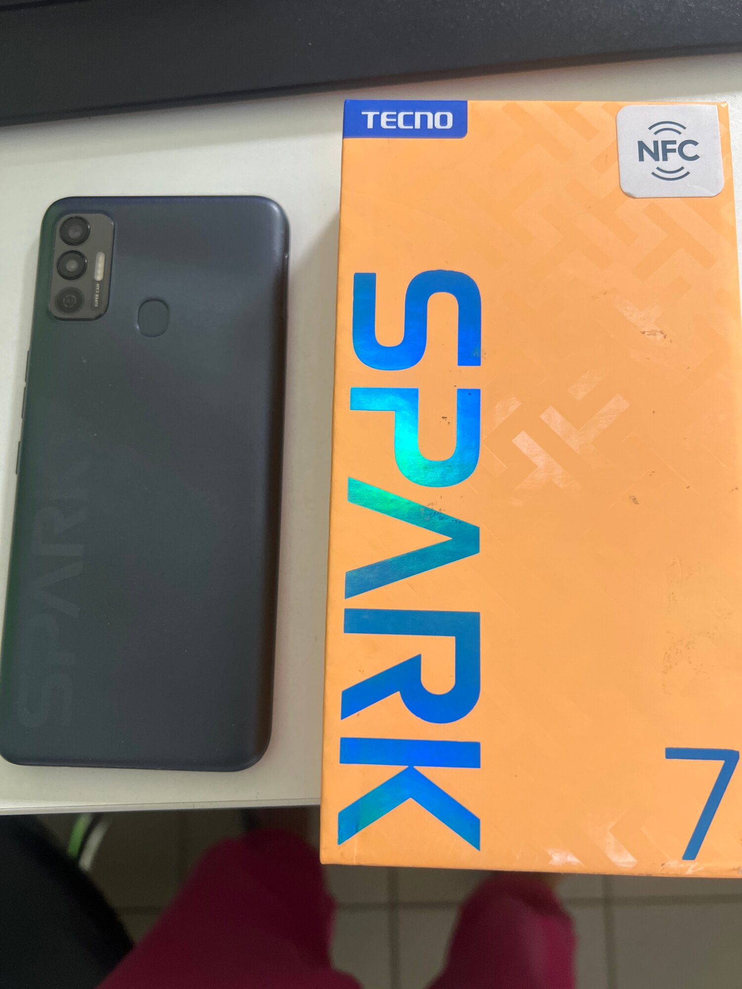 Смартфон TECNO Spark 7 (KF6N) 4/64GB Magnet black/черный Черный