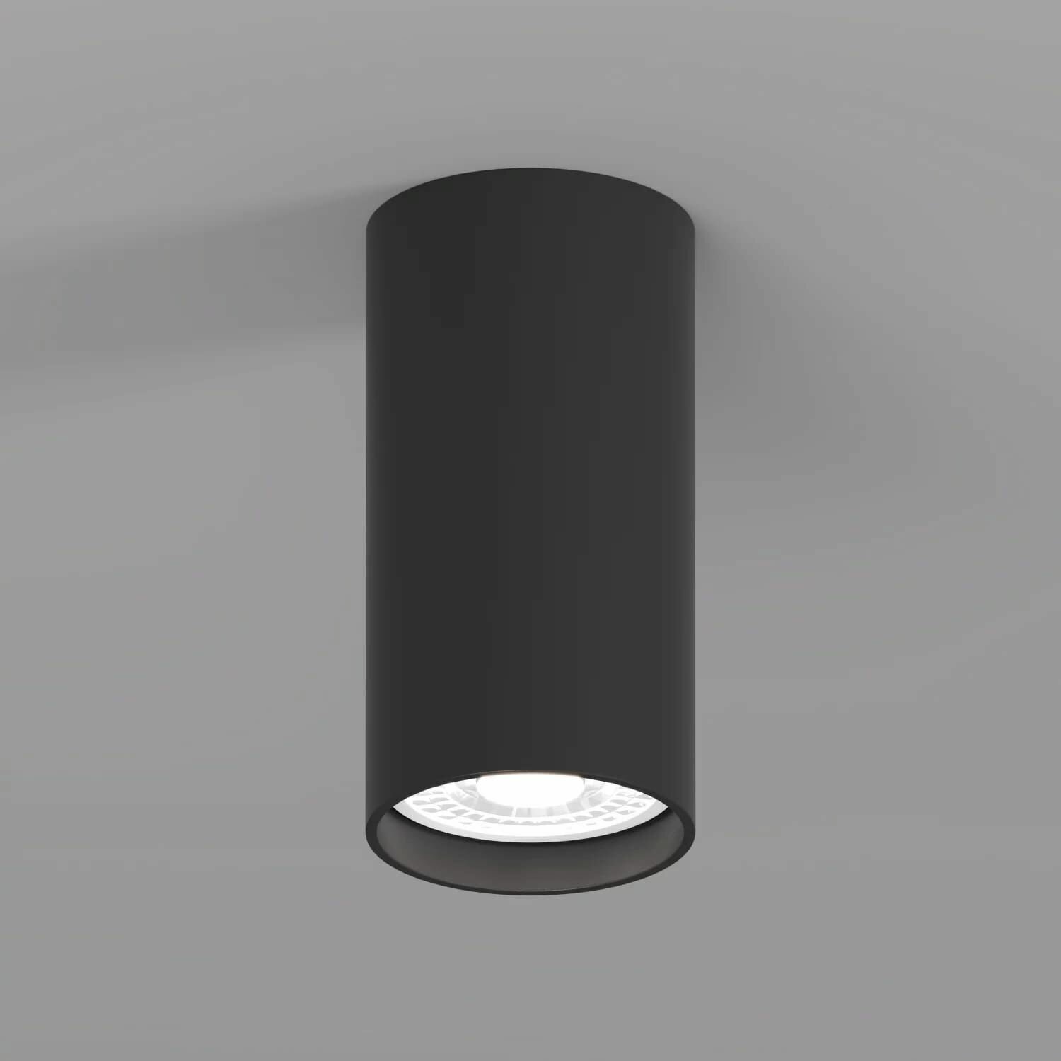 Настенно-Потолочные Светильники И Люстры Xiaomi Светильник потолочный накладной DENKIRS DK2008-BK IP 20, 50 Вт, GU10, черный, алюминий