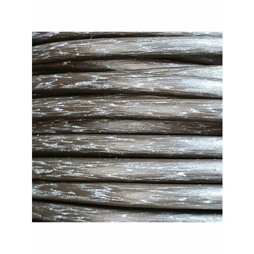 Искусственный ротанг для плетения, полутрубка 6 мм