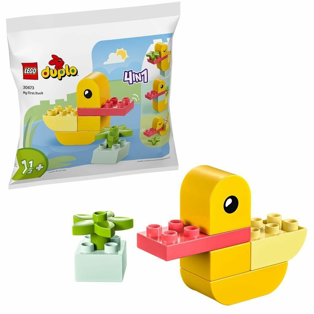 Конструктор пластиковый LEGO Duplo Моя первая Уточка 7 деталей
