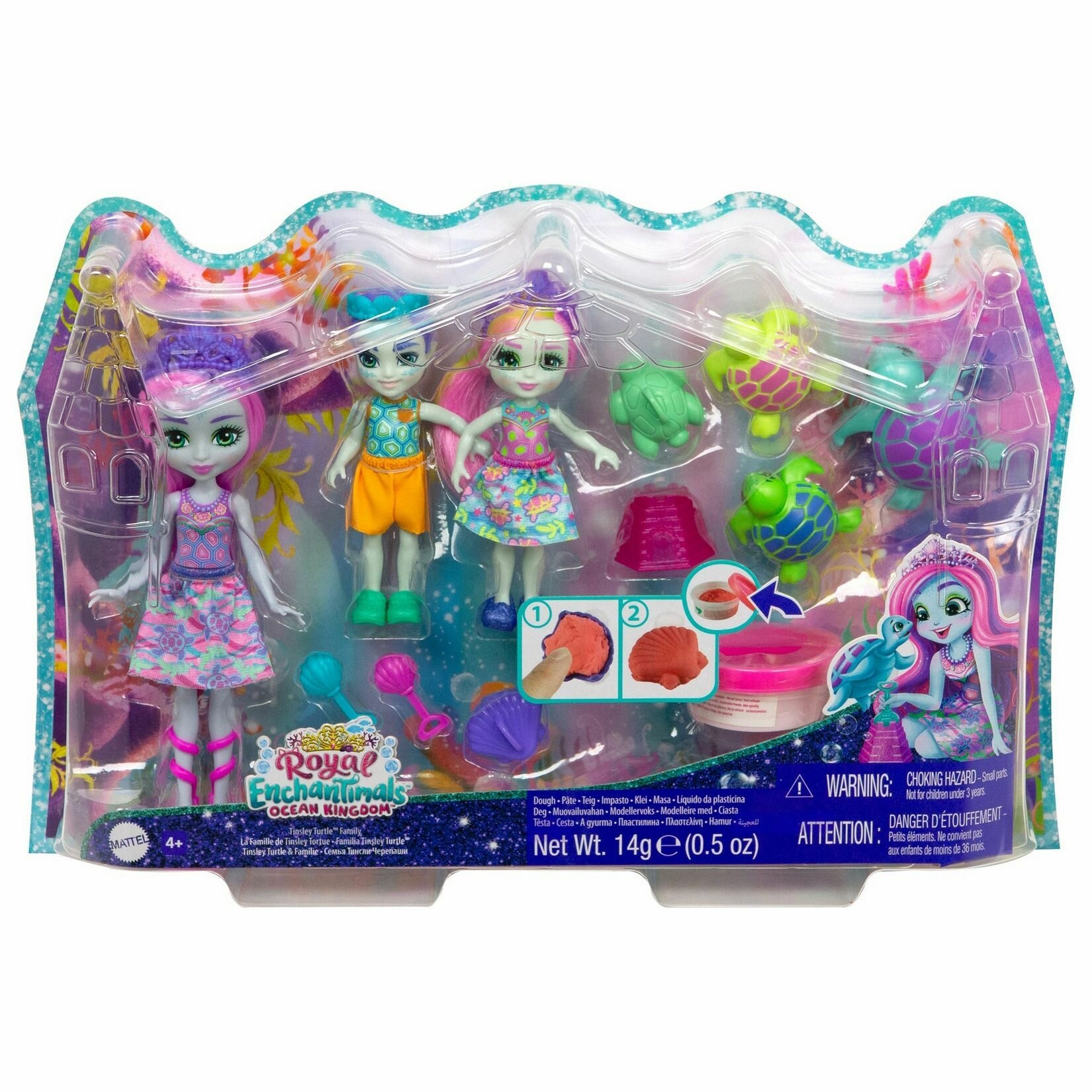 ENCHANTIMALS Набор игровой Семья Тинсли Черепаши с аксессуарами HCF95