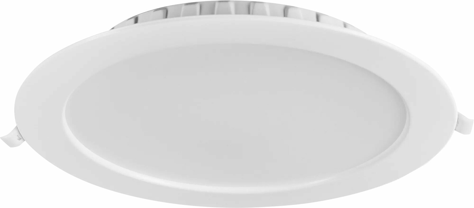 Светильник точечный светодиодный встраиваемый Wolta DLUS под отверстие 220 мм 2 м² цвет света нейтральный белый цвет белый