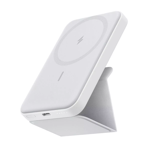 Повербанк Anker MagGo с магнитной зарядкой,10000mAh, 7.5W, Stand, с подставкой белый