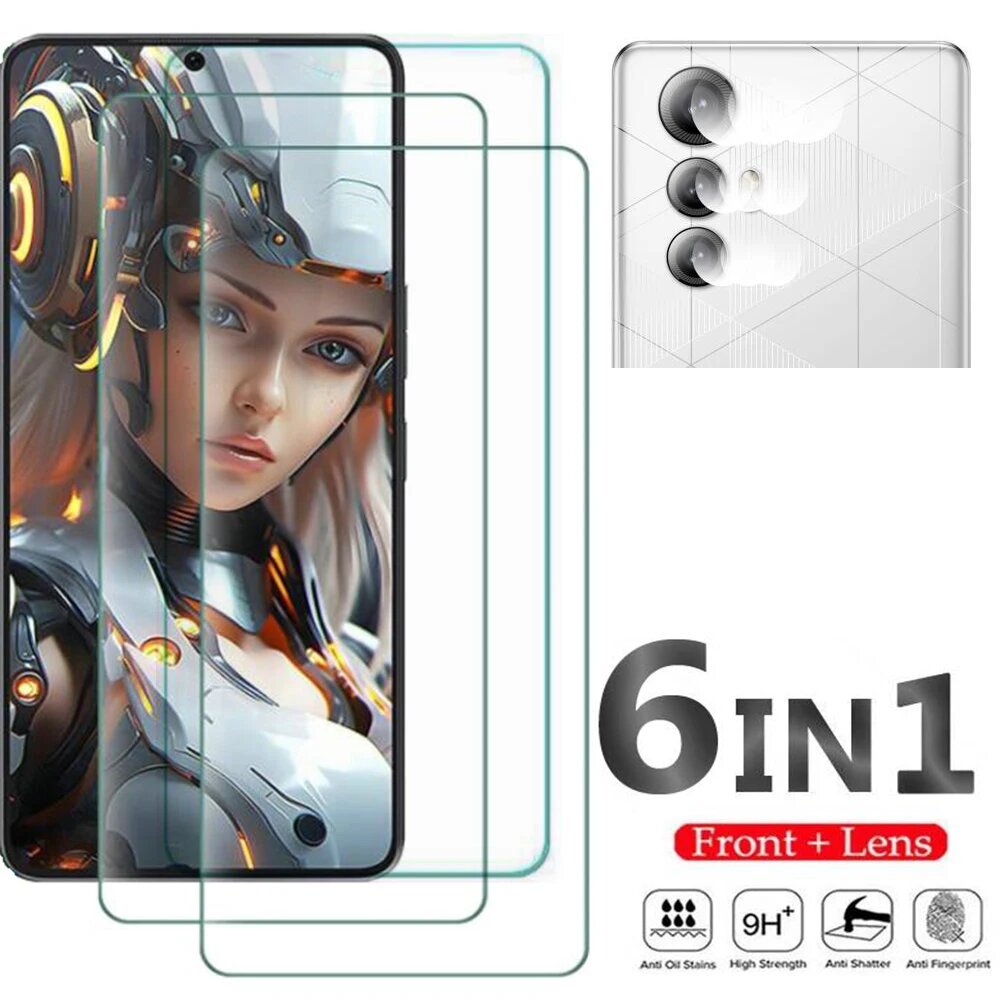 Для CUBOT MAX 5 Защита экрана закаленное стекло Защита объектива Защитная стеклянная пленка для CUBOT MAX 5, 2 front glass, For CUBOT MAX 5 — фото 1