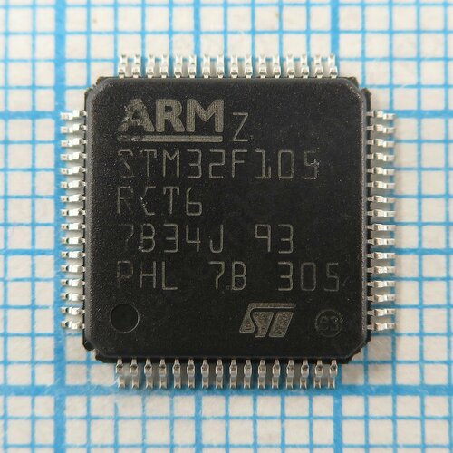 STM32F105RCT6 - Микроконтроллеры STM ARM Cortex M3 MCU 72МГц 256кб Flash 64кб 550₽