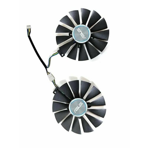 T129215SU, pld09215s12hh, FDC10U12D9-С. 87мм Кулеры (вентиляторы охлаждения) для видеокарт Asus RX 570 EXPEDITION; RX 580 480 GTX 1070 1060 DUAL; RX 460 STRIX