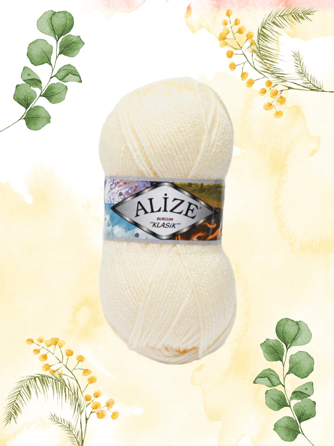 Пряжа-шнурок Alize Burcum, акрил, для ручного вязания, 100 г, длина 200 м