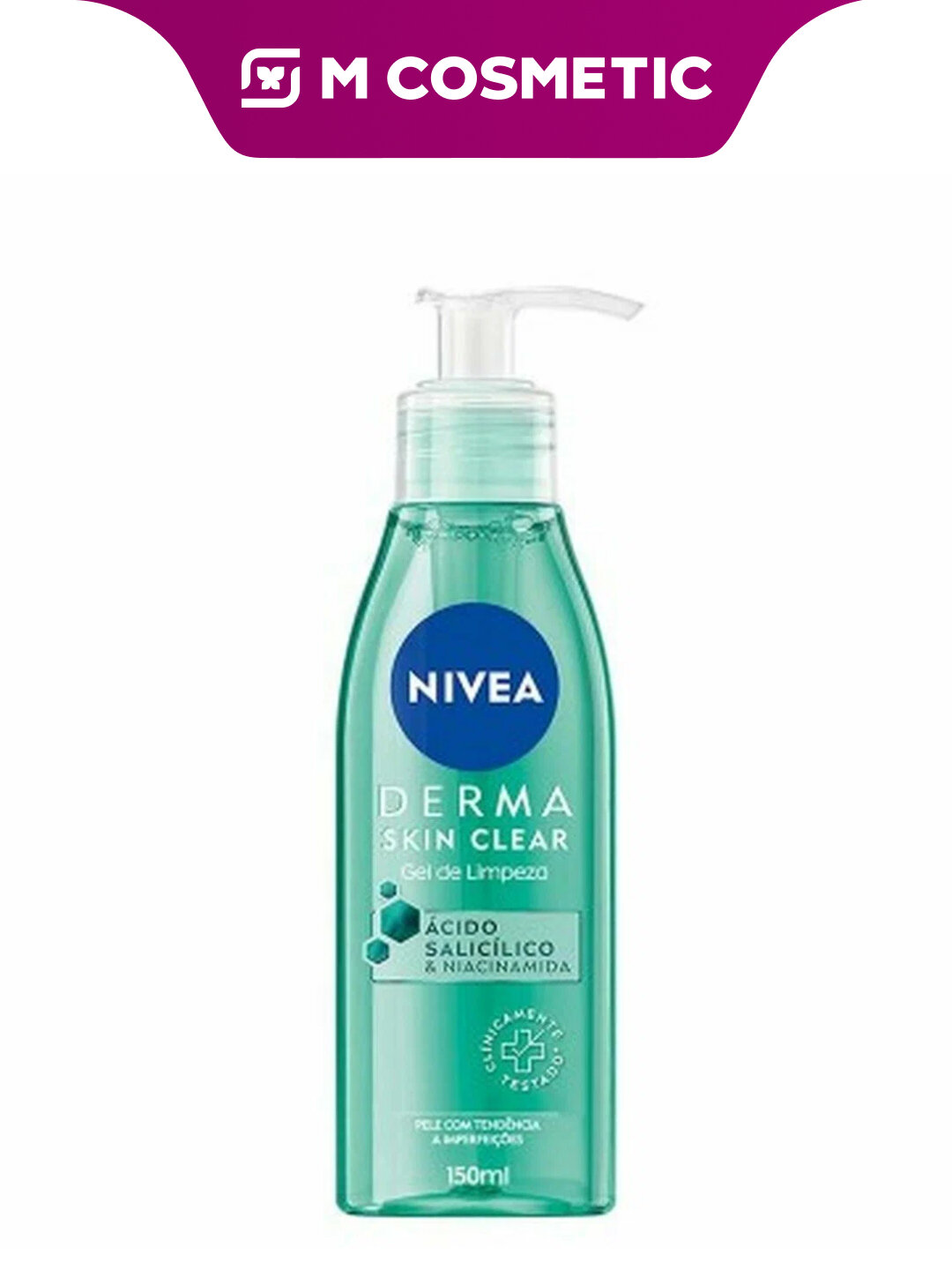 Гель для умывания NIVEA Derma Skin Clear, для проблемной кожи, 150 мл