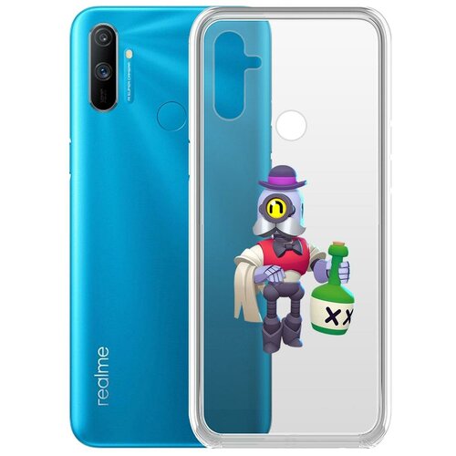 фото Чехол-накладка clear case brawl stars-барли для realme c3 krutoff group