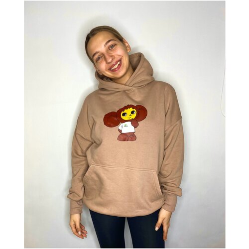 фото Худи оверсайз "чебурашка" авторская толстовка с принтом fidaen