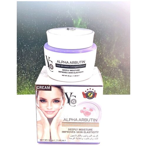 Купить Крем для кожи с альфа-арбутином и колагеном/YC Alpha Arbutin Anti-Wrinkle Collagen Cream Deeply Moisture Improves Skin Elasticity 50g