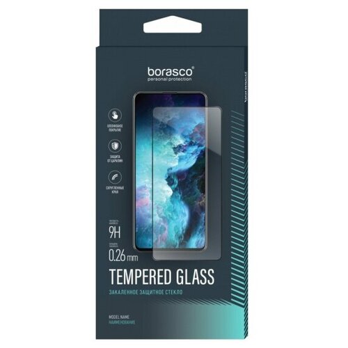 Защитное стекло Borasco Hybrid Glass для iPhone 11/XR стекло защитное borasco hybrid glass tcl tab 10s 10 1 прозрачное