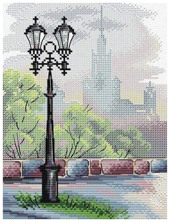 Набор для вышивания Жар-Птица "Москва", 22x17 см