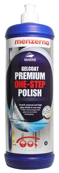 Полировальная Паста Menzerna для гелькоута Gelcoat Premium One Step Polish 1 л. Высокоабразивная