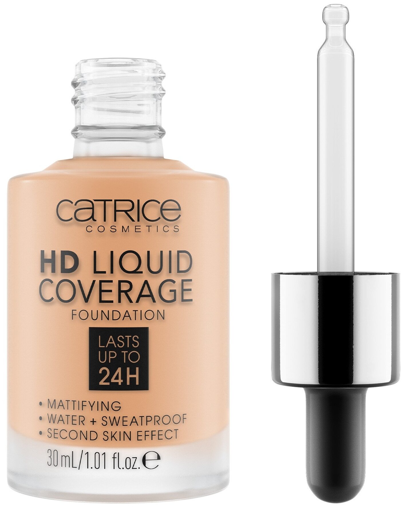 CATRICE Тональная эмульсия HD Liquid Coverage Foundation, 30 мл/130 г, оттенок: 030 Sand Beige