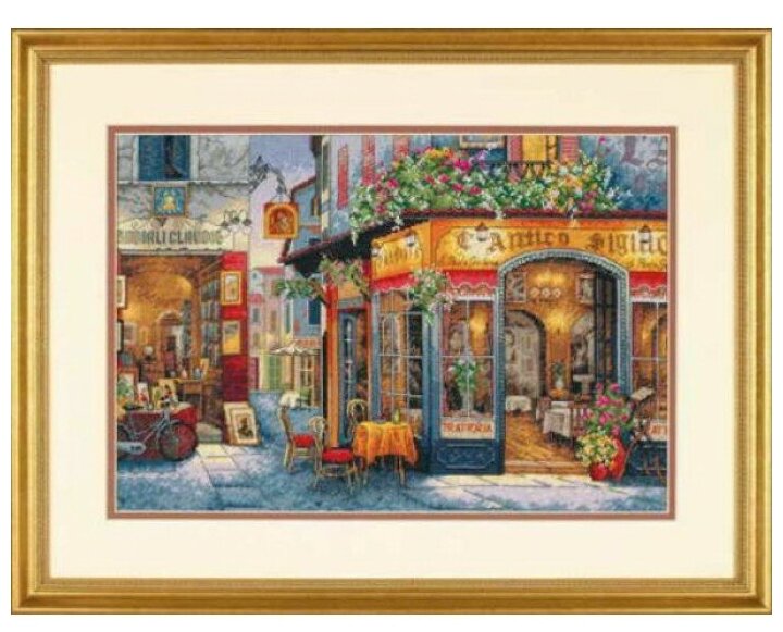 Dimensions Набор для вышивания European Bistro (Европейское бистро) 41x28 см 35224