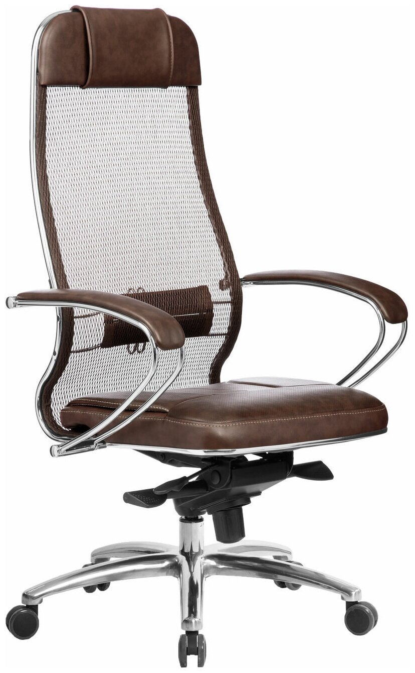 Компьютерное кресло METTA Samurai SL-1.04, сетка, темно-коричневый
