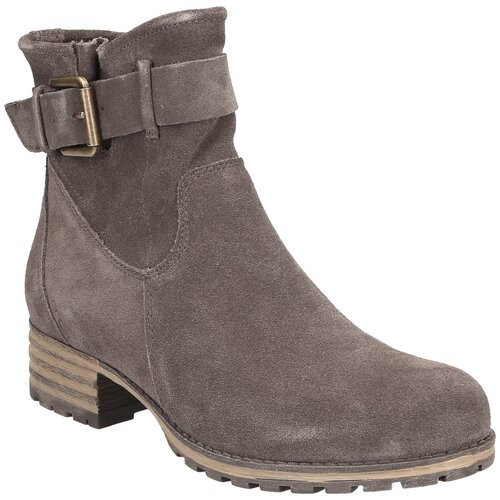 Замшевые полусапоги с пряжкой Clarks 26137234 Коричневый 37,5