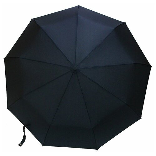 Зонт полуавтомат, для мужчин, черный